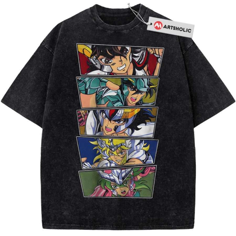 Alternative view of Saint Seiya Shirt, Anime Shirt, Vintage T-Shirt