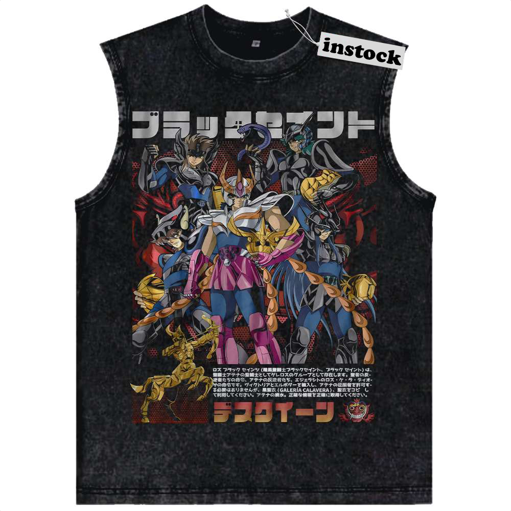 Saint Seiya Tank Top, Anime Tank Top, Vintage Tank Top
