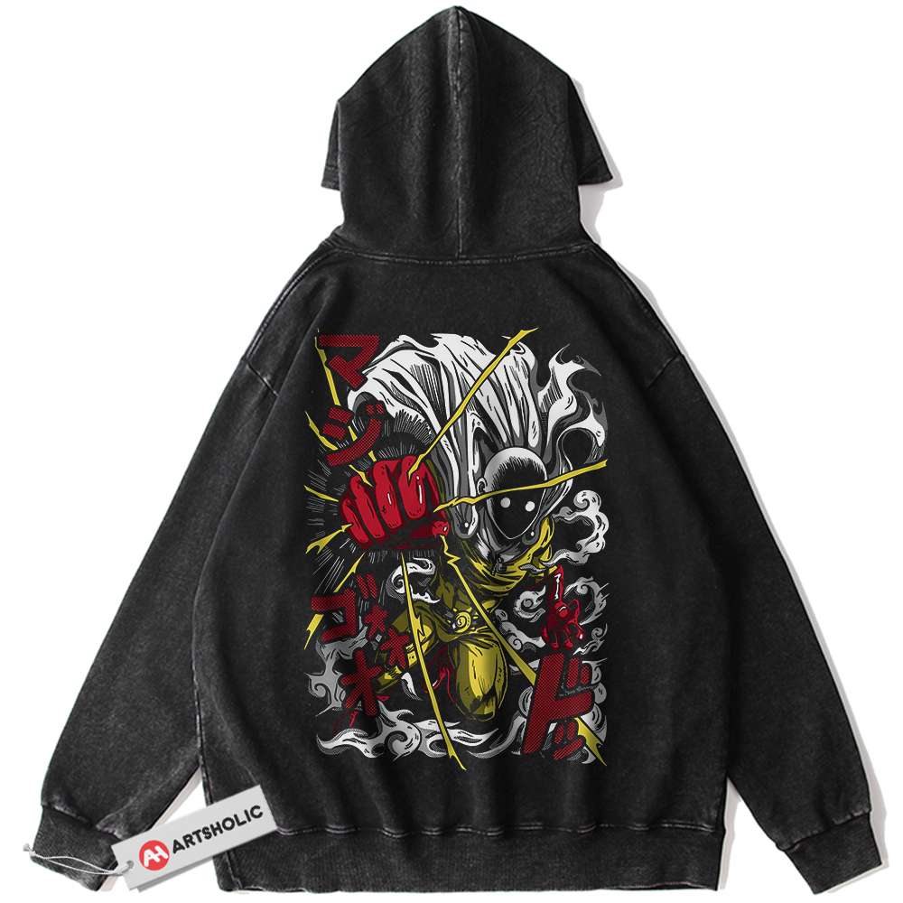 Saitama Hoodie, One Punch Man Hoodie, Anime Hoodie, Vintage Hoodie