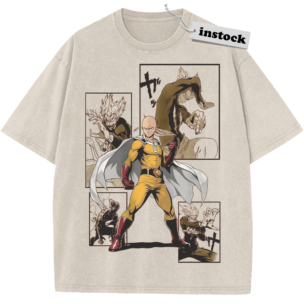 Saitama Shirt, Garo Shirt, One Punch Man Shirt, Anime Shirt, Vintage T-Shirt