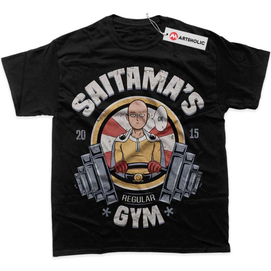 Alternative view of Saitama Shirt, One Punch Man Shirt, Anime Shirt, Graphic T-Shirt