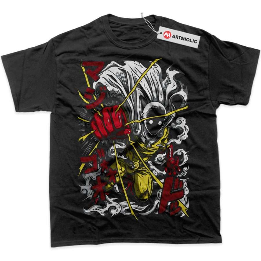 Alternative view of Saitama Shirt, One Punch Man Shirt, Anime Shirt, Graphic T-Shirt