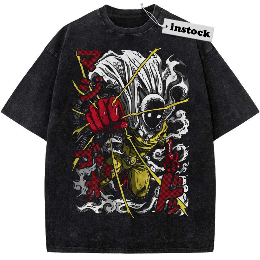Saitama Shirt, One Punch Man Shirt, Anime Shirt, Vintage T-Shirt