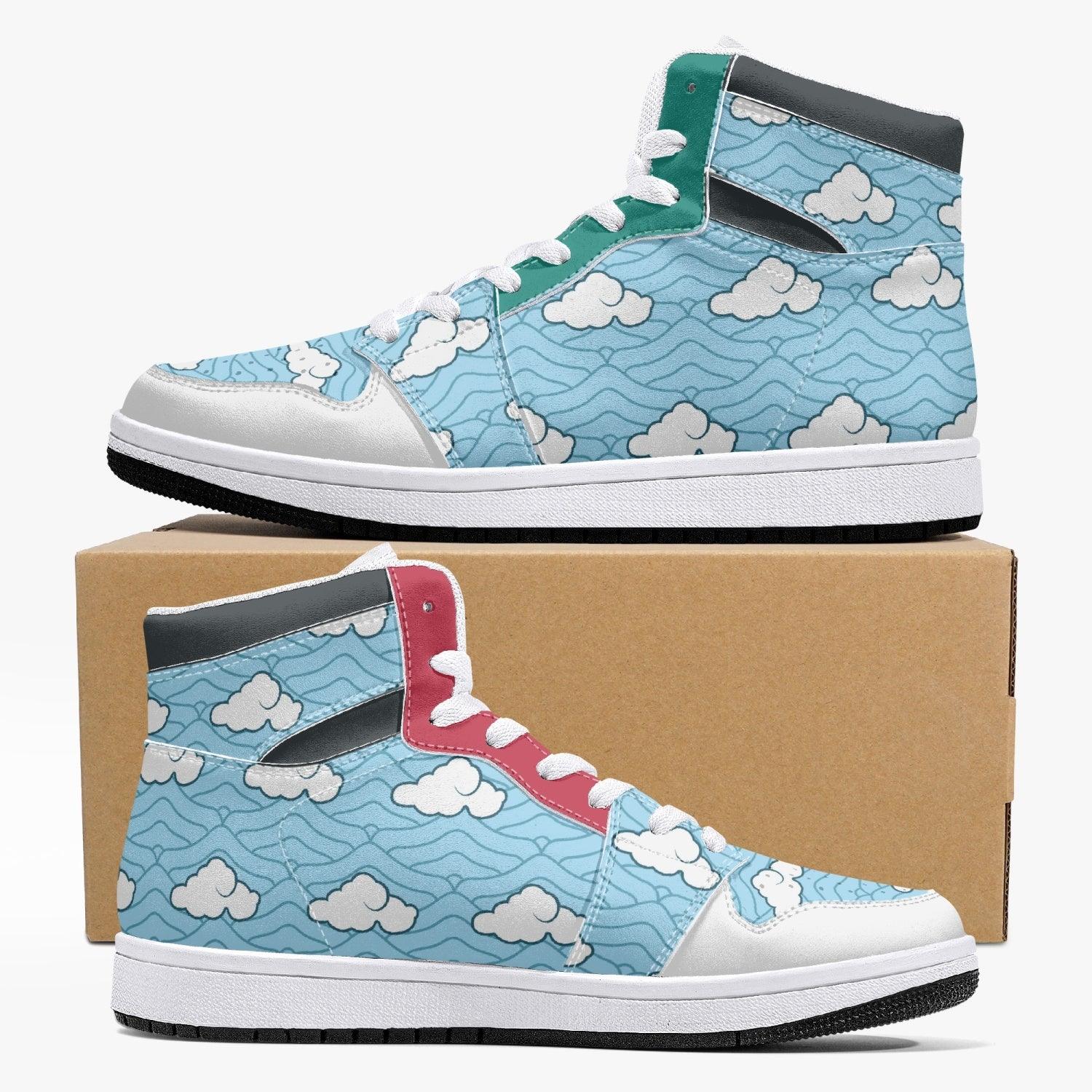 Sakonji Urokodaki Demon Slayer Custom Sneaker Mid 1 Basketball Shoes - Otaku Hall