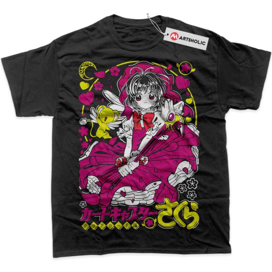 Alternative view of Sakura Kinomoto Shirt, Cardcaptor Sakura Shirt, Anime Shirt, Graphic T-Shirt