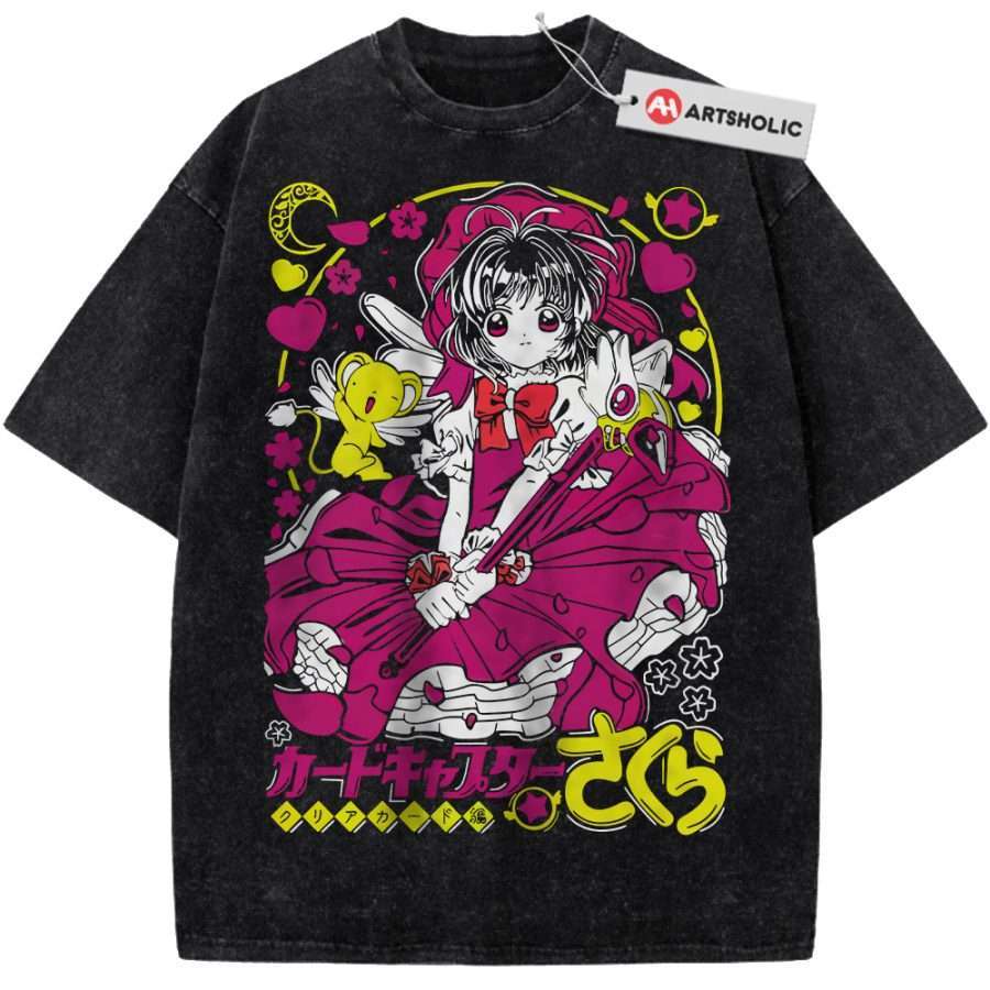 Alternative view of Sakura Kinomoto Shirt, Cardcaptor Sakura Shirt, Anime Shirt, Vintage T-Shirt