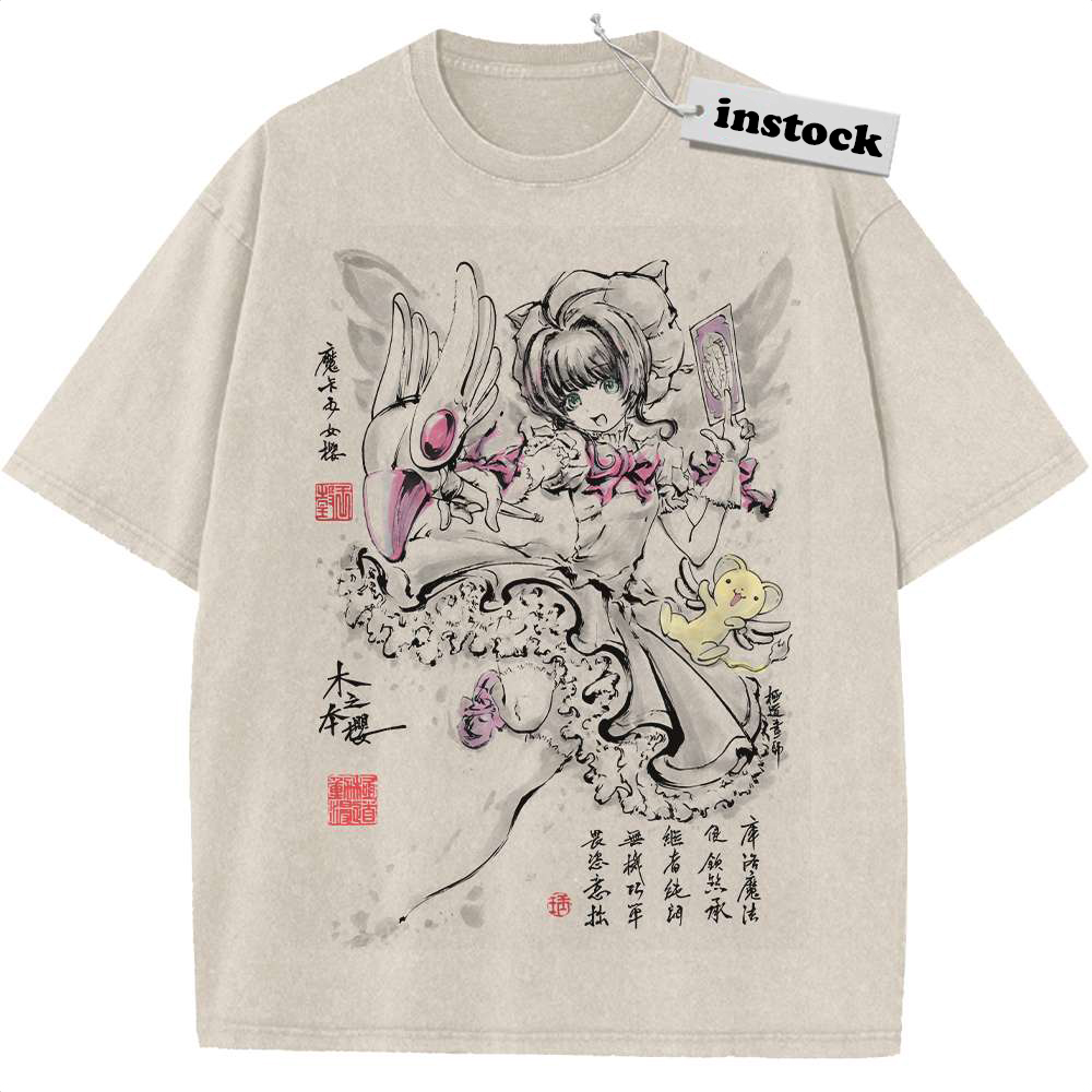 Sakura Kinomoto Shirt, Cardcaptor Sakura Shirt, Anime Shirt, Vintage Tee