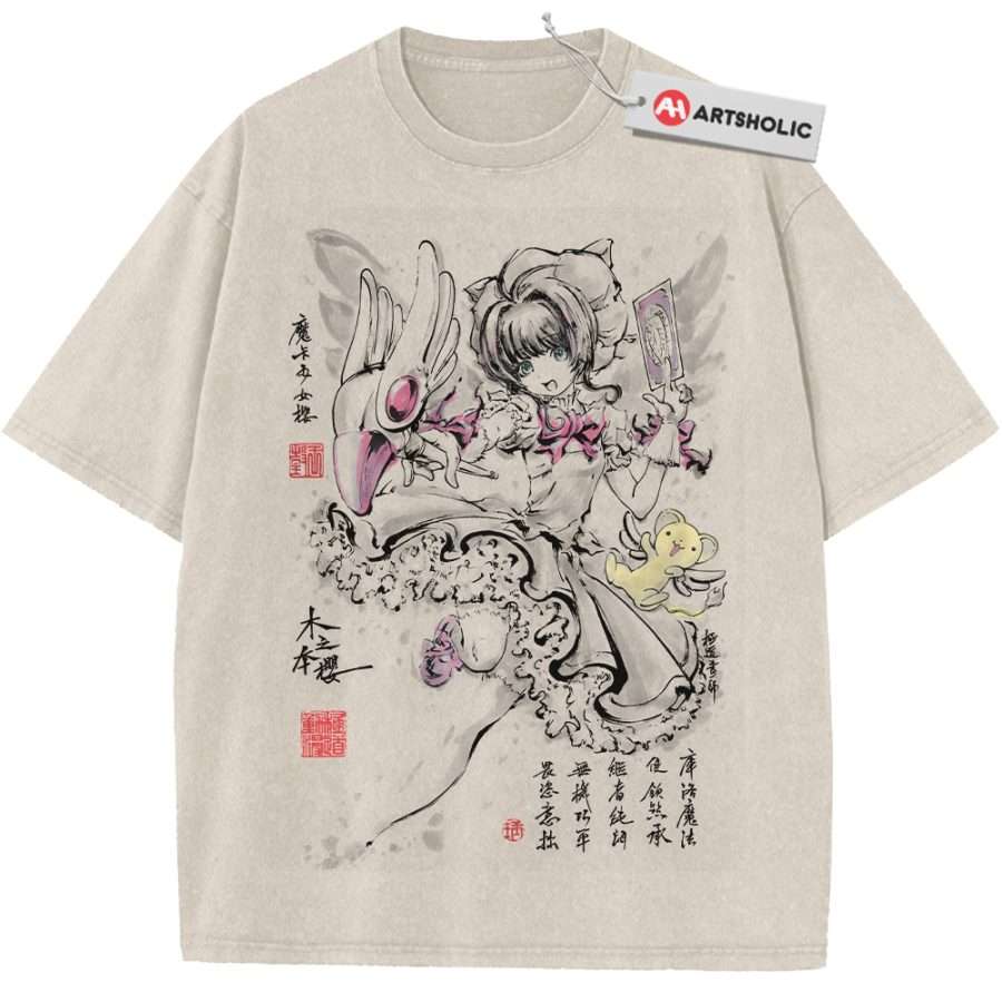Alternative view of Sakura Kinomoto Shirt, Cardcaptor Sakura Shirt, Anime Shirt, Vintage Tee