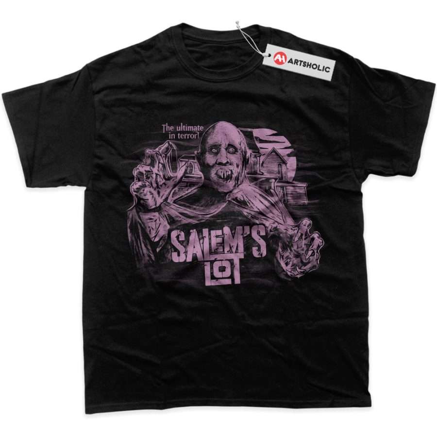 Alternative view of Salem's Lot Shirt, Halloween Shirt, Horror Movie Shirt, Graphic T-Shirt