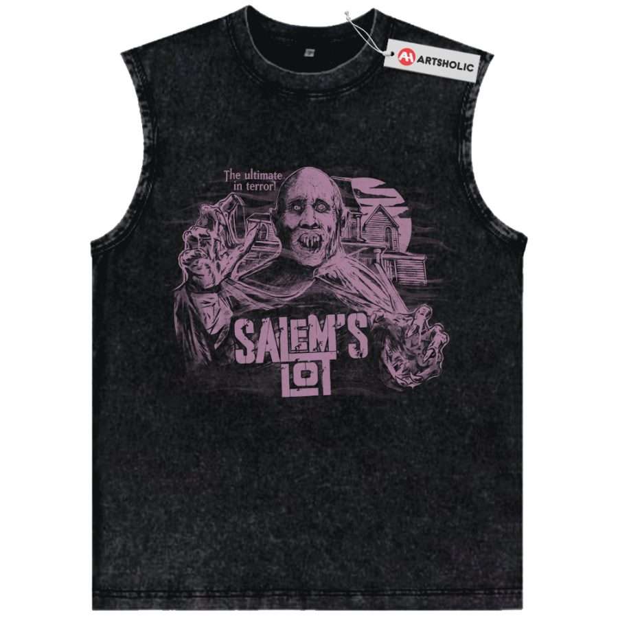 Alternative view of Salem's Lot Tank Top, Halloween Tank Top, Horror Movie Tank Top, Vintage Tank Top