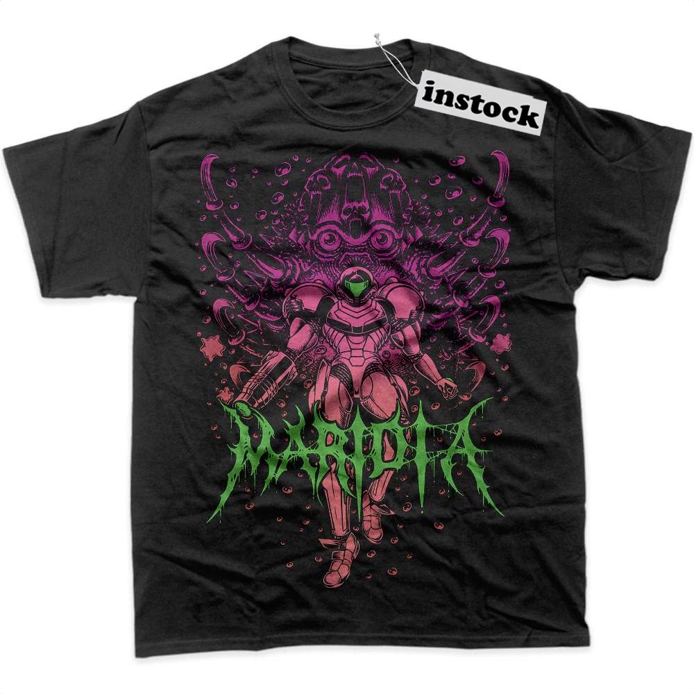 Samus Aran Shirt, Metroid Shirt, Game Shirt, Graphic T-Shirt
