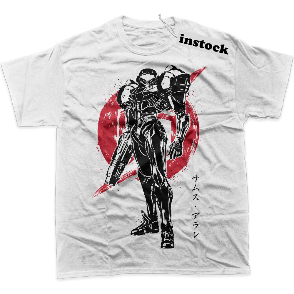 Samus Aran Shirt, Metroid Shirt, Game Shirt, Graphic Tee