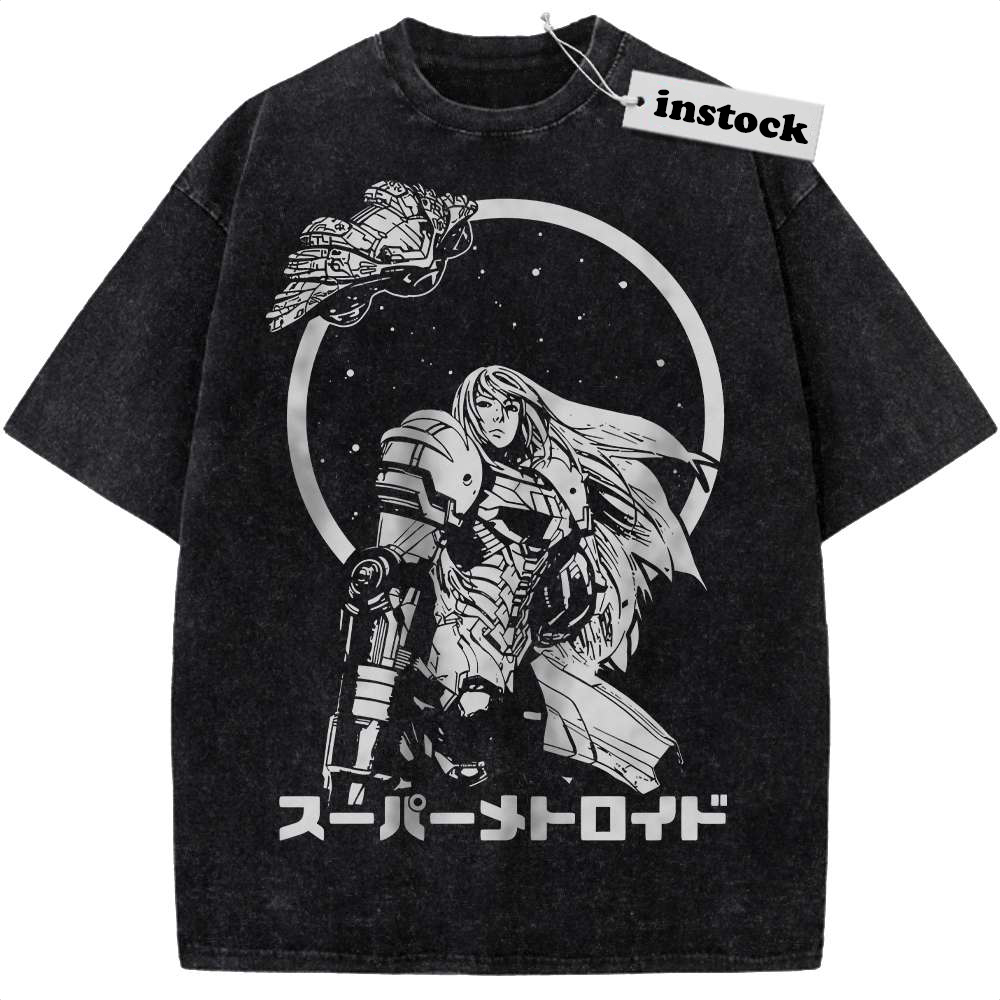 Samus Aran Shirt, Metroid Shirt, Game Shirt, Vintage Tee