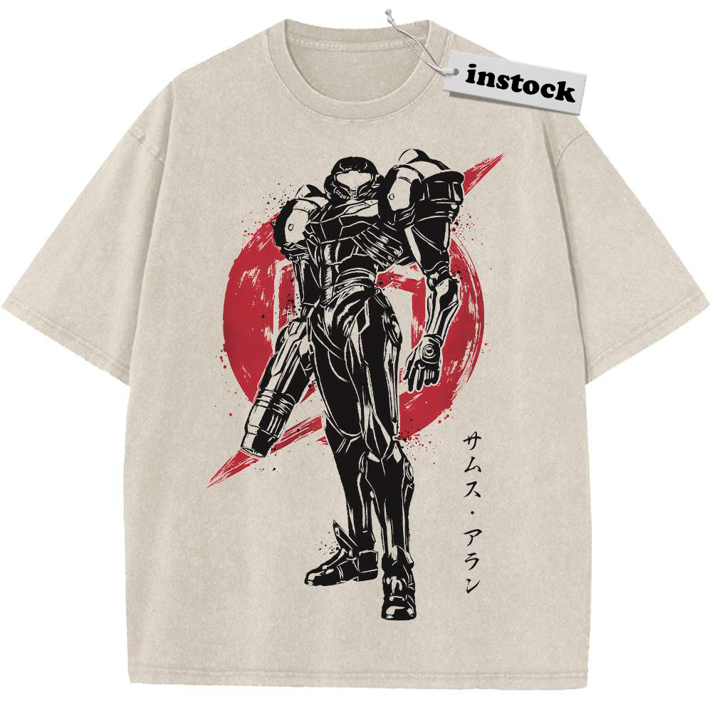 Samus Aran Shirt, Metroid Shirt, Game Shirt, Vintage Tee