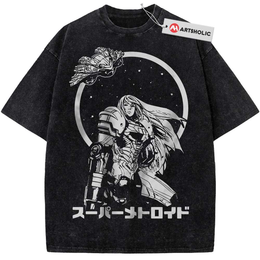 Samus Aran Shirt, Metroid Shirt, Game Shirt, Vintage Tee