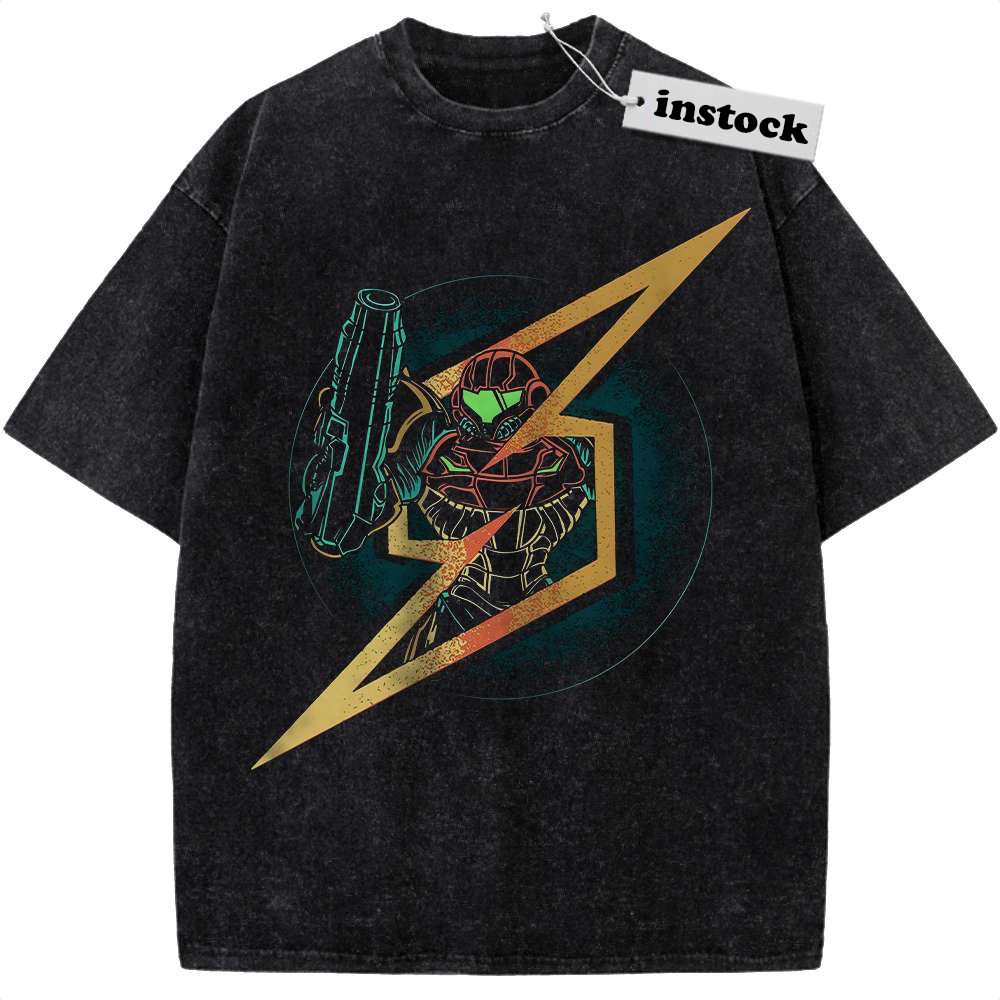 Samus Aran Shirt, Metroid Shirt, Game Shirt, Vintage Tee