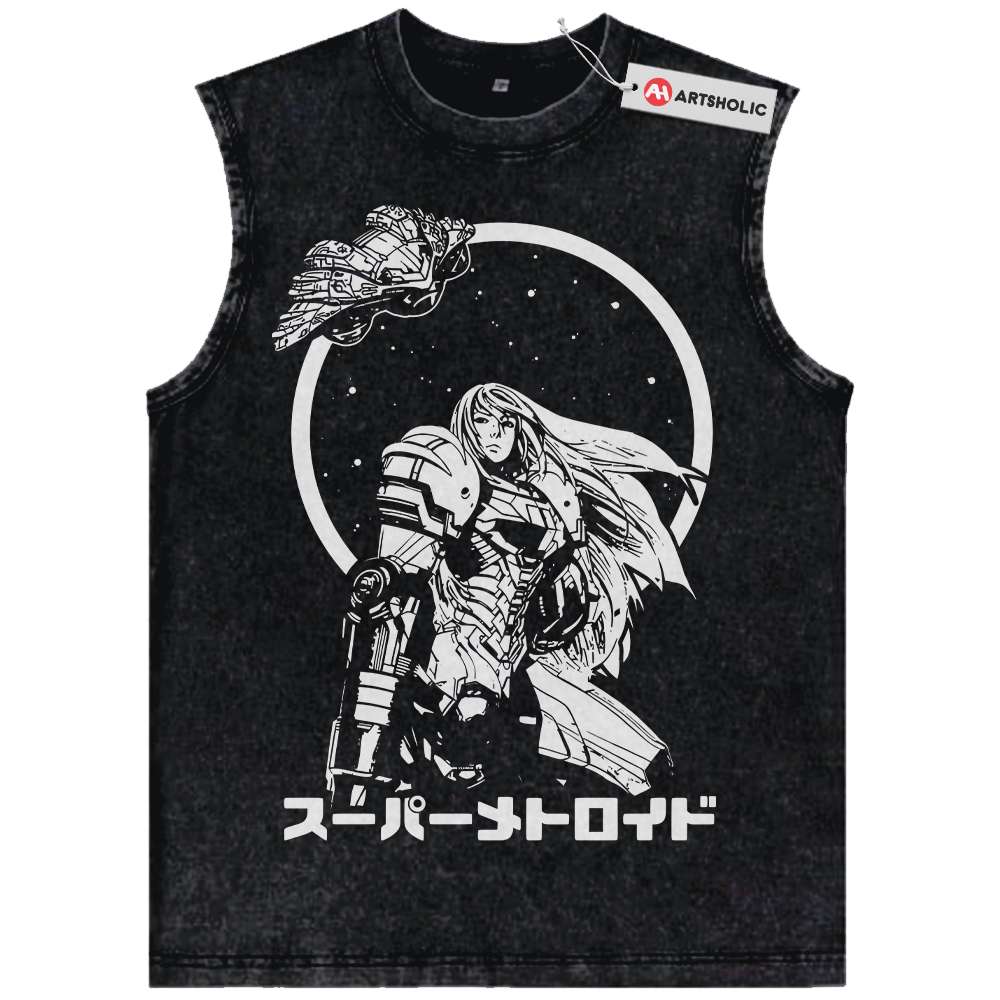 Samus Aran Tank Top, Metroid Tank Top, Game Tank Top, Vintage Tank Top