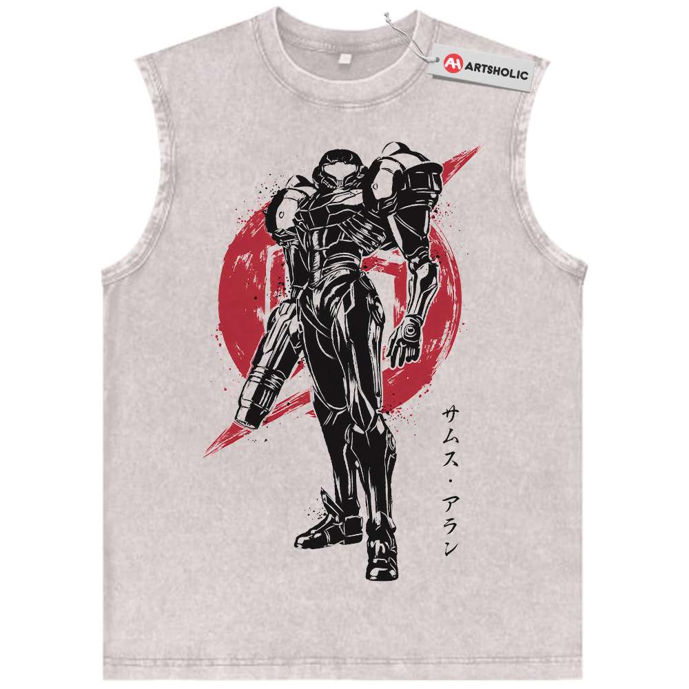Samus Aran Tank Top, Metroid Tank Top, Game Tank Top, Vintage Tank Top