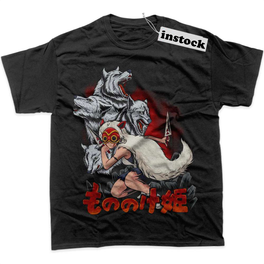 San Shirt, Princess Mononoke Shirt, Studio Ghibli Shirt, Anime Shirt, Graphic T-Shirt