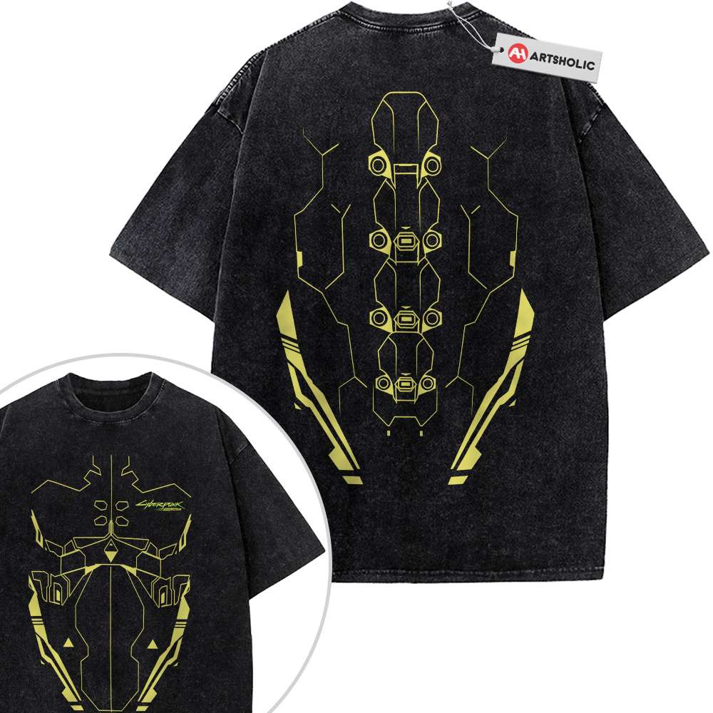Sandevistan Shirt, Cyberpunk Shirt, Game Shirt, Vintage T-Shirt 2-Sided