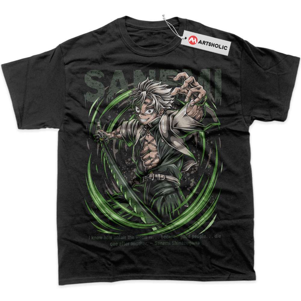 Sanemi Shinazugawa Shirt, Demon Slayer Shirt, Anime Shirt, Graphic T-Shirt