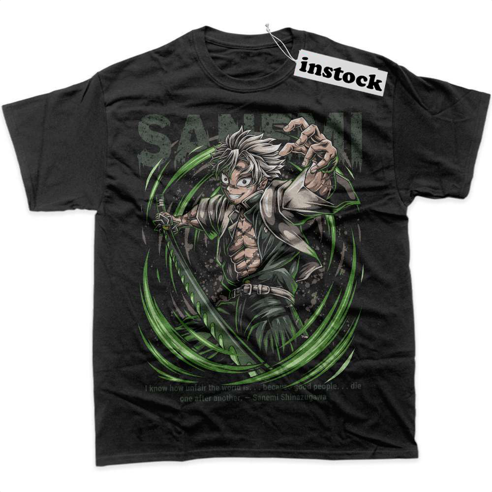 Sanemi Shinazugawa Shirt, Demon Slayer Shirt, Anime Shirt, Graphic T-Shirt