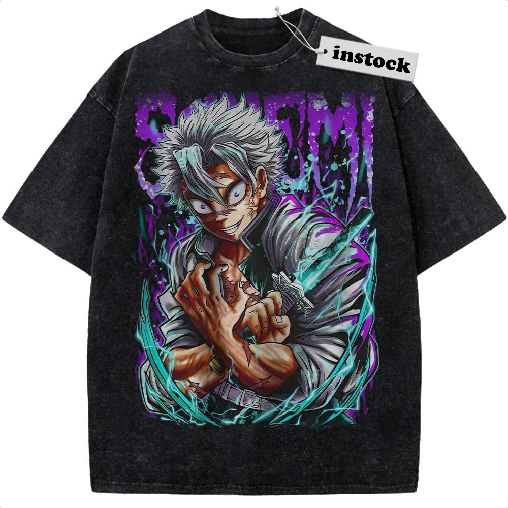 Sanemi Shinazugawa Shirt, Demon Slayer Shirt, Anime Shirt, Vintage T-Shirt