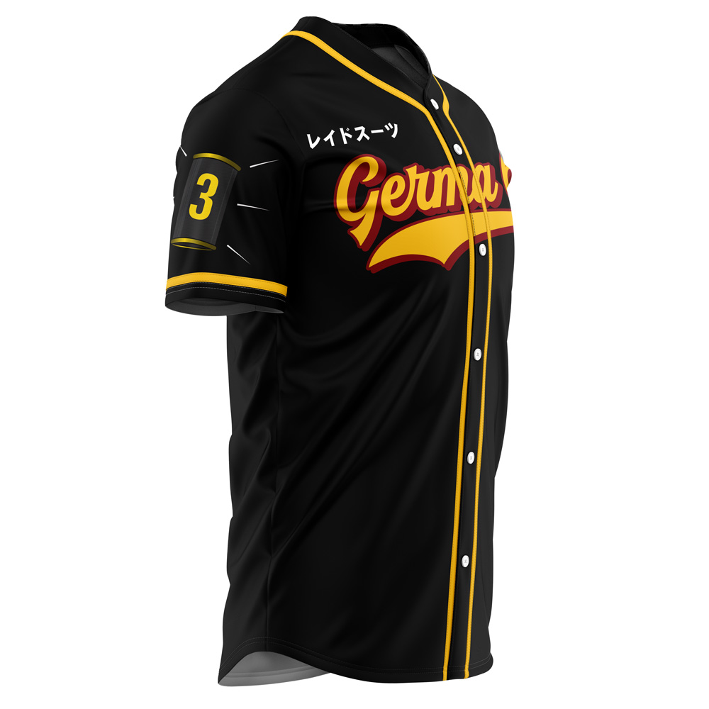 Alternative view of Sanji Germa 66 One Piece Baseball Jersey