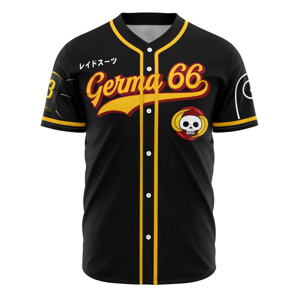 Sanji Germa 66 One Piece Custom Baseball Jersey - Otaku Hall