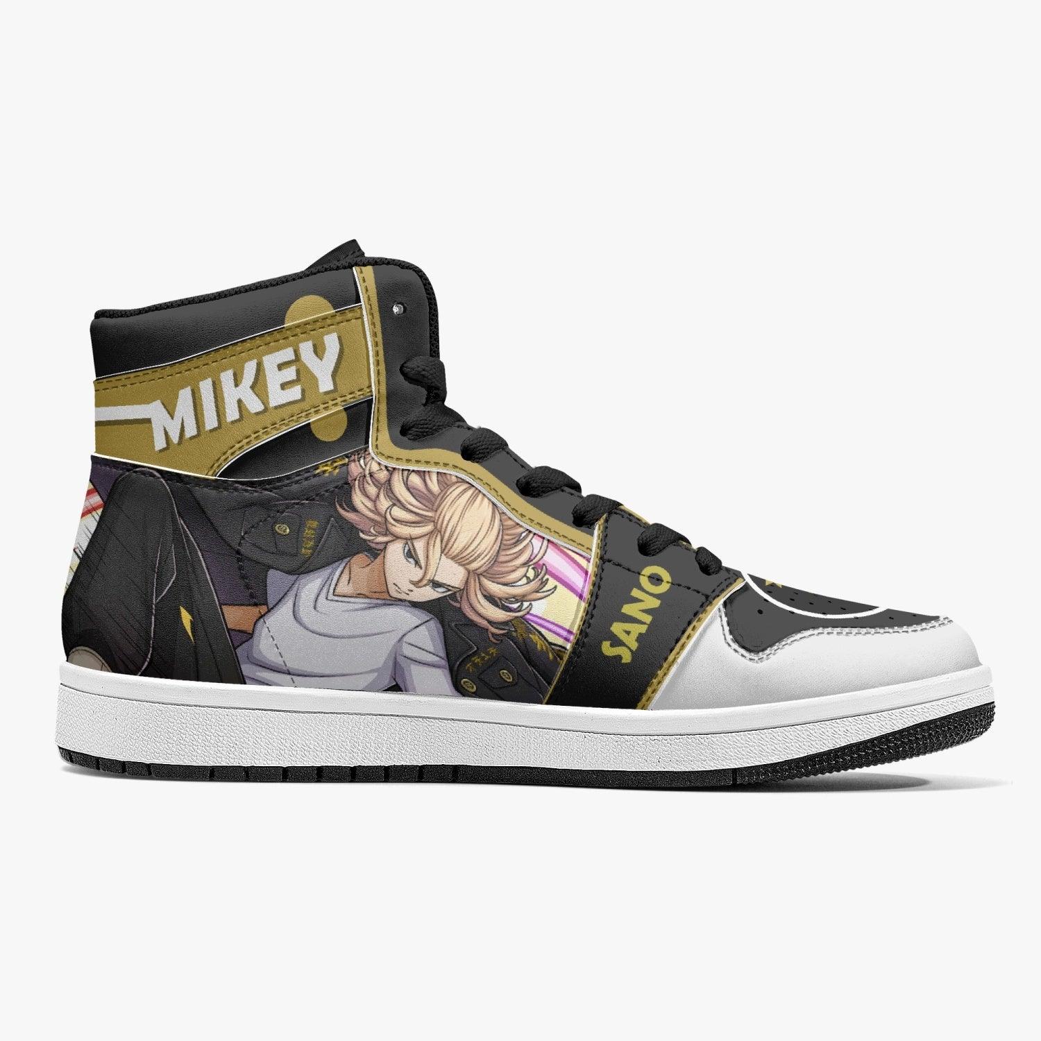 Alternative view of Sano Manjiro Tokyo Revengers Custom Sneaker Mid 1 Basketball Shoes - Otaku Hall