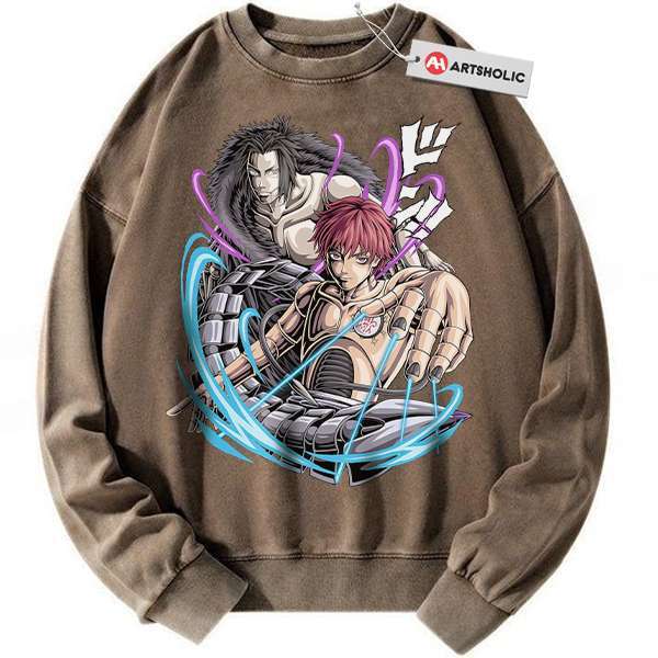 Alternative view of Sasori Sweatshirt, Naruto Sweatshirt, Anime Sweatshirt, Vintage Sweatshirt