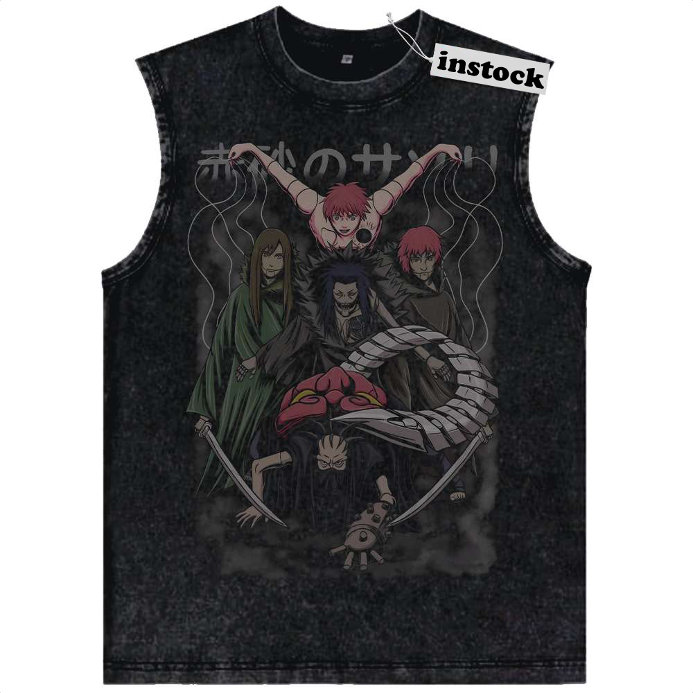Sasori Tank Top, Naruto Tank Top, Anime Tank Top, Vintage Tank Top