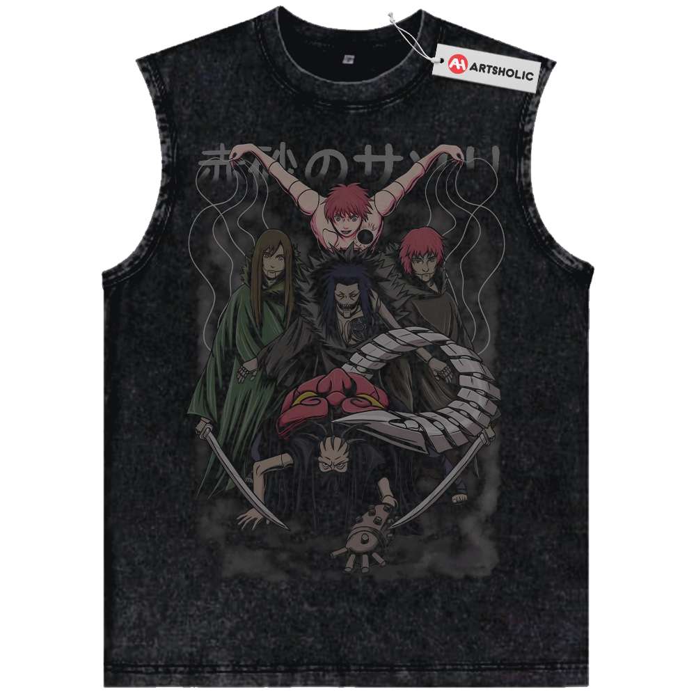 Sasori Tank Top, Naruto Tank Top, Anime Tank Top, Vintage Tank Top