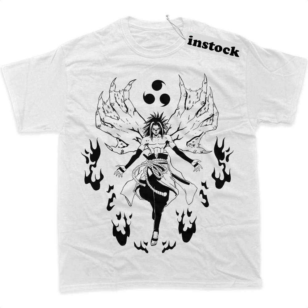 Sasuke Uchiha Shirt, Naruto Shirt, Anime Shirt, Graphic T-Shirt