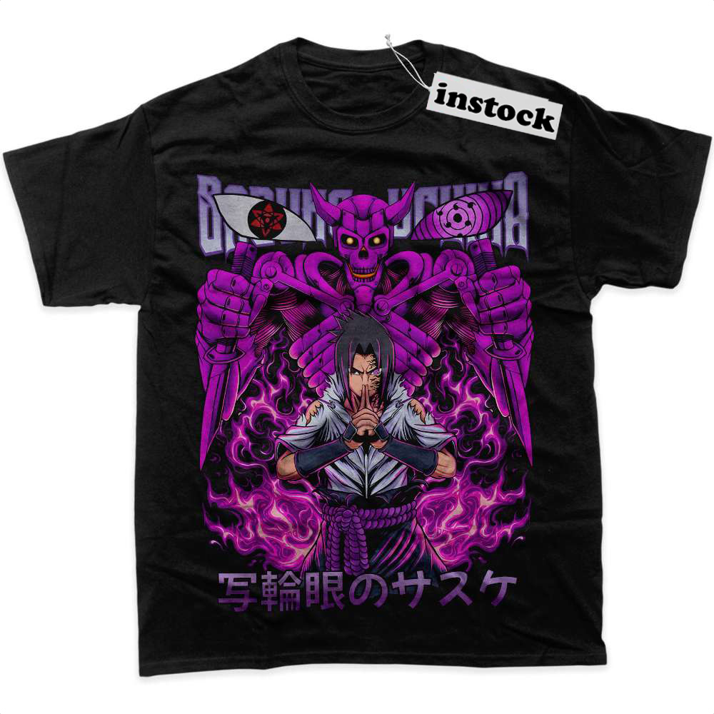 Sasuke Uchiha Shirt, Naruto Shirt, Anime Shirt, Graphic Tee