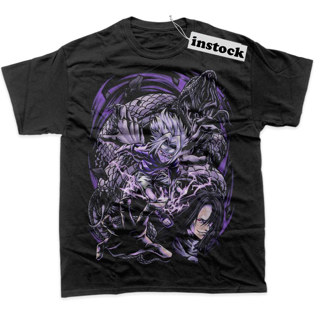 Sasuke Uchiha Shirt, Naruto Shirt, Anime Shirt, Graphic Tee