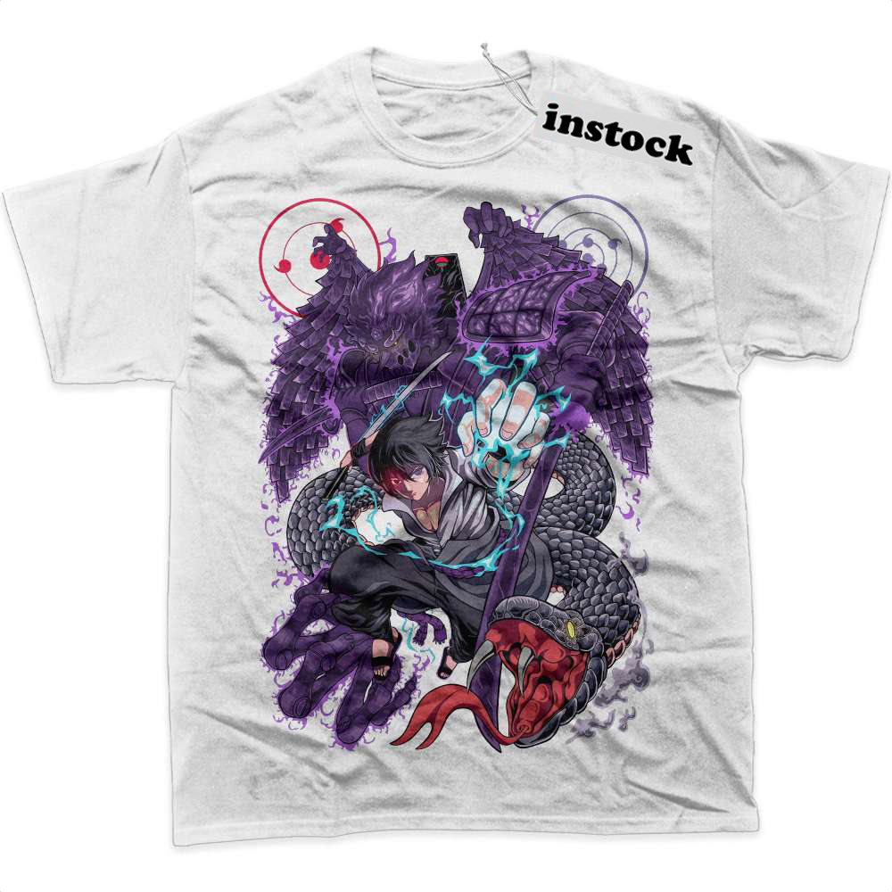 Sasuke Uchiha Shirt, Naruto Shirt, Anime Shirt, Graphic Tee
