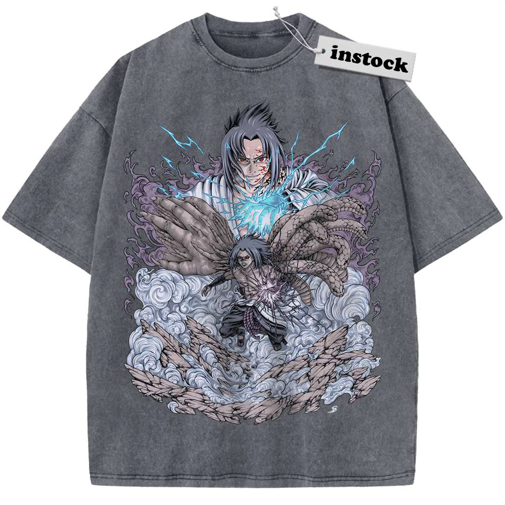 Sasuke Uchiha Shirt, Naruto Shirt, Anime Shirt, Vintage T-Shirt