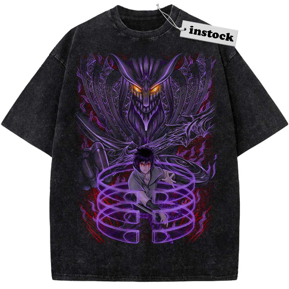 Sasuke Uchiha Shirt, Naruto Shirt, Anime Shirt, Vintage T-Shirt