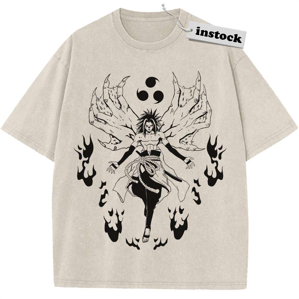 Sasuke Uchiha Shirt, Naruto Shirt, Anime Shirt, Vintage T-Shirt