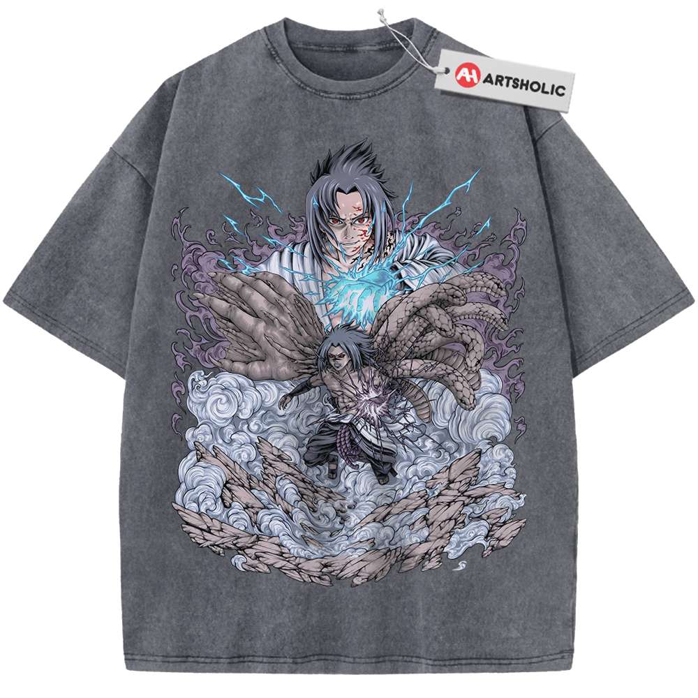 Sasuke Uchiha Shirt, Naruto Shirt, Anime Shirt, Vintage T-Shirt