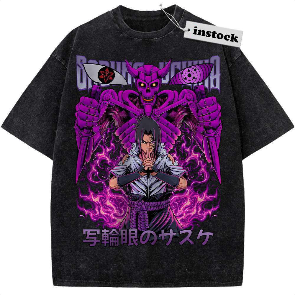 Sasuke Uchiha Shirt, Naruto Shirt, Anime Shirt, Vintage Tee