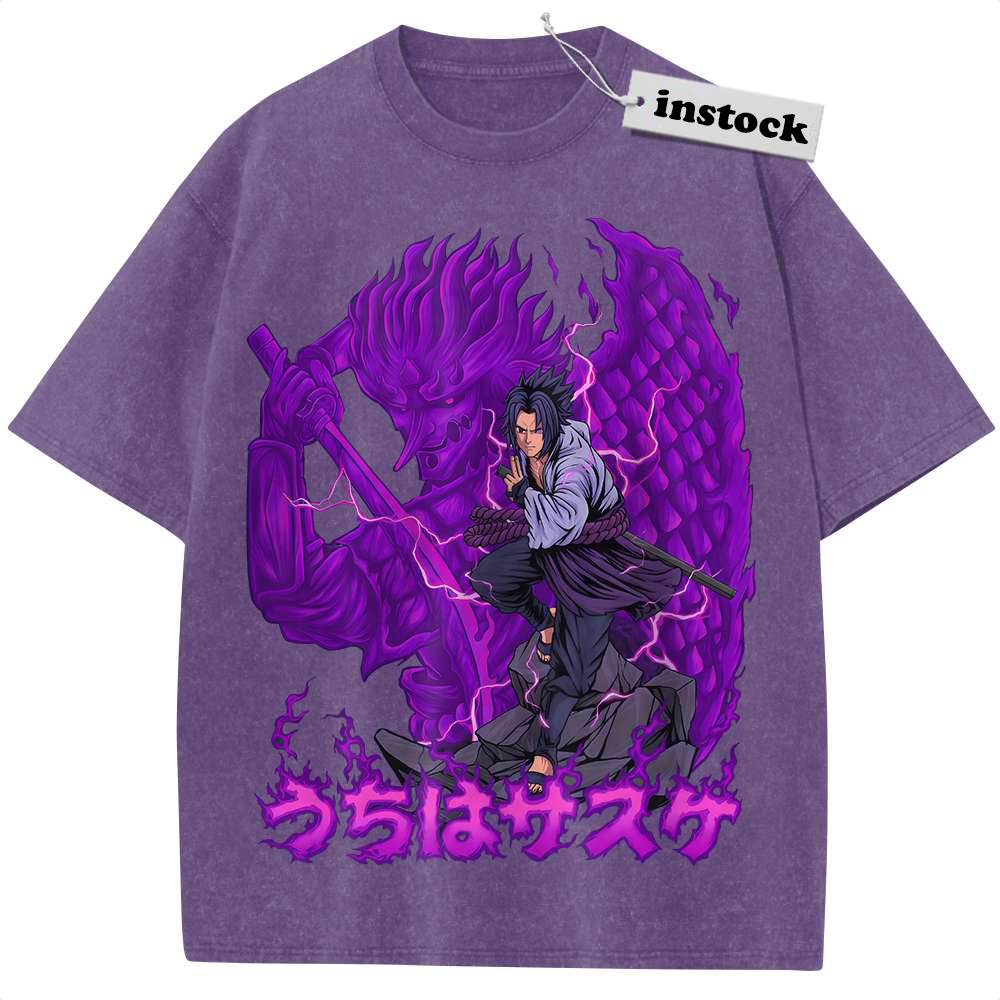 Sasuke Uchiha Shirt, Naruto Shirt, Anime Shirt, Vintage Tee