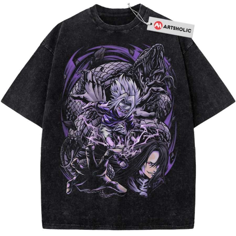 Alternative view of Sasuke Uchiha Shirt, Naruto Shirt, Anime Shirt, Vintage Tee