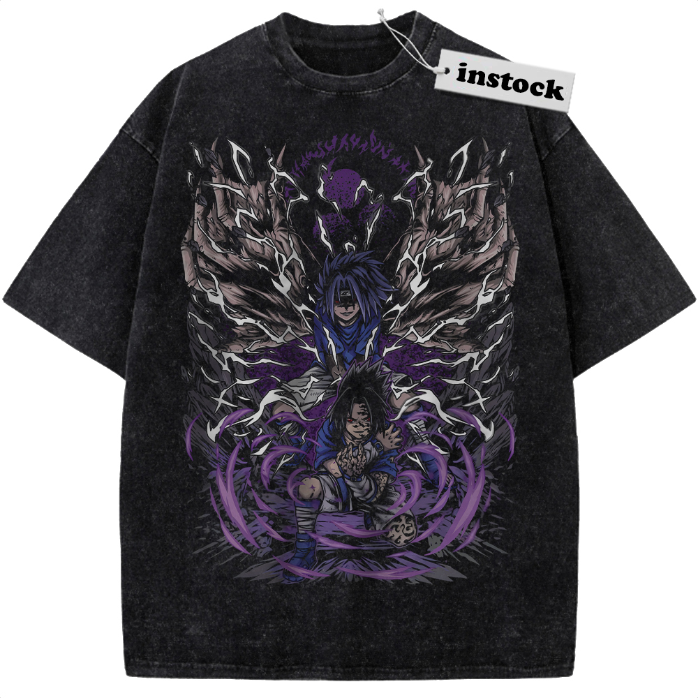 Sasuke Uchiha Shirt, Naruto Shirt, Anime Shirt, Vintage Tee