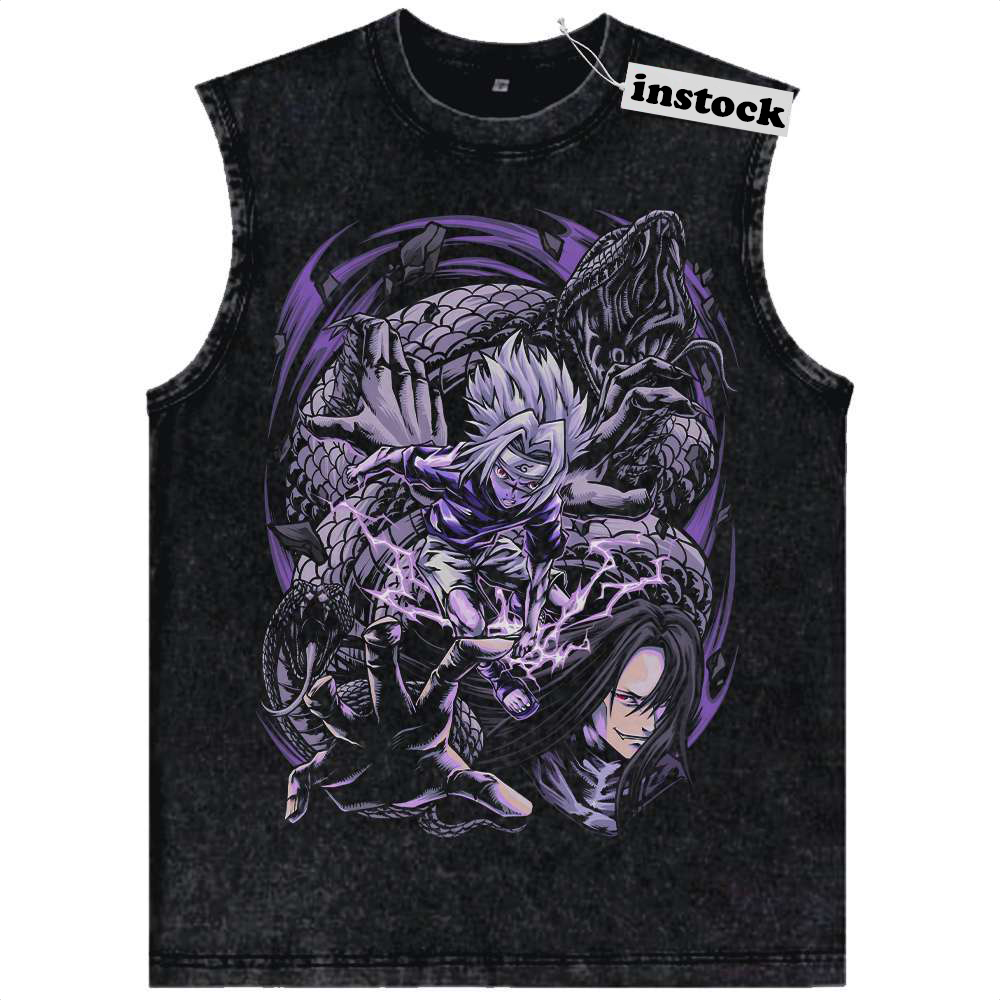 Sasuke Uchiha Tank Top, Naruto Tank Top, Anime Tank Top, Vintage Tank Top
