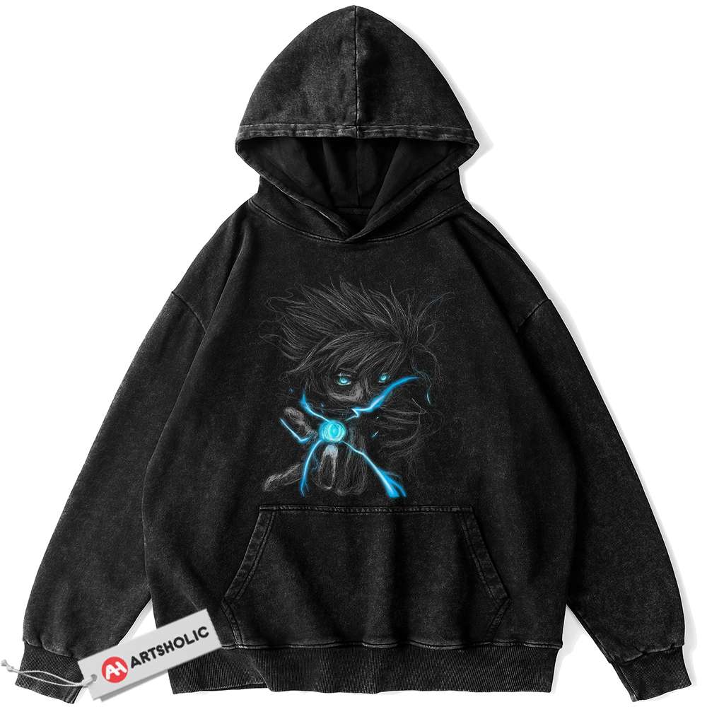 Satoru Gojo Hoodie, Jujutsu Kaisen Hoodie, Anime Hoodie, Vintage Hoodie