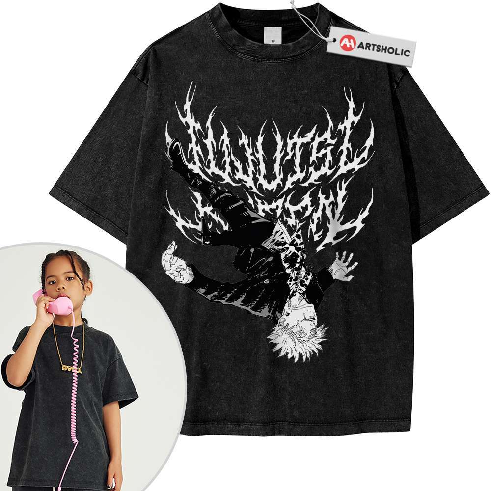 Satoru Gojo Shirt For Kids, Jujutsu Kaisen Shirt For Kids, Anime Shirt For Kids, Vintage Tee For Kids