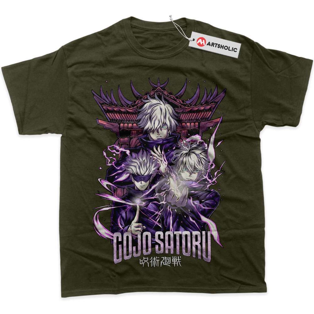 Alternative view of Satoru Gojo Shirt, Jujutsu Kaisen Shirt, Anime Shirt, Graphic T-Shirt