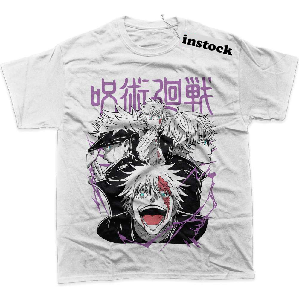 Satoru Gojo Shirt, Jujutsu Kaisen Shirt, Anime Shirt, Graphic T-Shirt